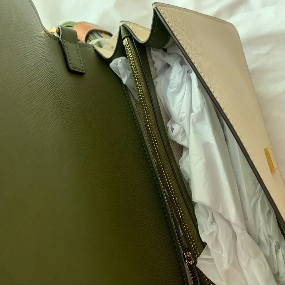 Tory Burch Emerson Color-Block Convertible Crossbody nwt - Picture 15 of 15